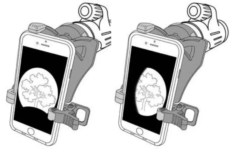 CARSON MP-842IS Monocular with Smartphone - image doesn