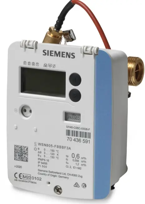 SIEMENS WSx6 Ultrasonic Heat and Cooling Meter