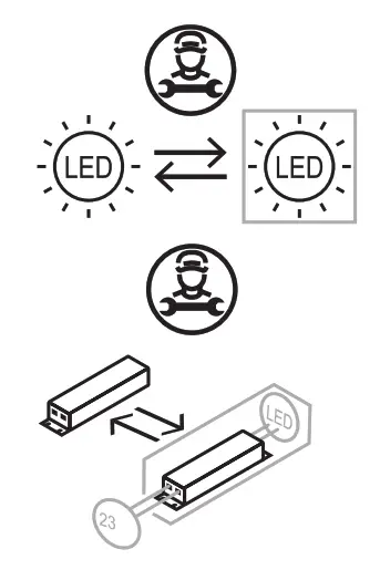 OPTONICA DL40 A1 LED Panel 60x60 120lm W