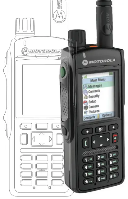 Motorola MTP6650 Tetra Portable Two-Way -