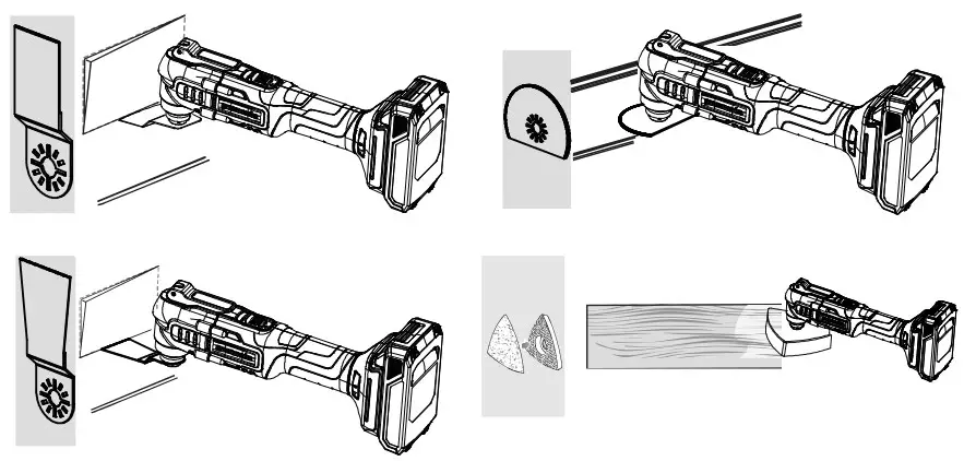 greenworks MTG305 Multi Tool - FIGURE 9