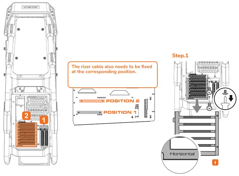 COUGAR CRATUS Mid Tower Case - graphic card