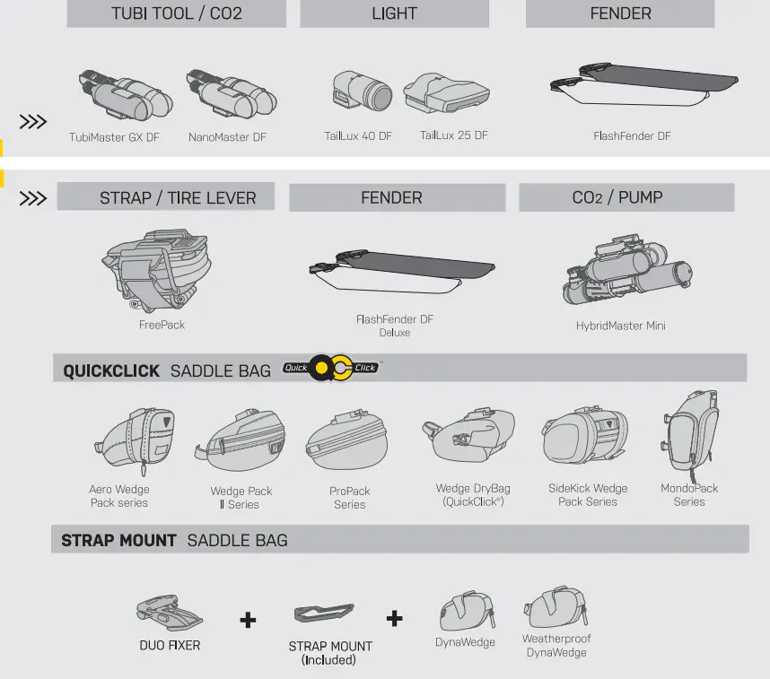 TOPEAK TDF-FFD Flashfender DF Deluxe Durable Polypropylene Fender 6