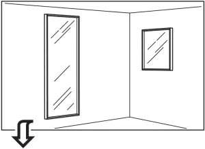 IKEA NISSEDAL Mirror - Image 1