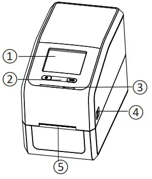 iDPRT iD2P Barcode Label Printer - fig 2