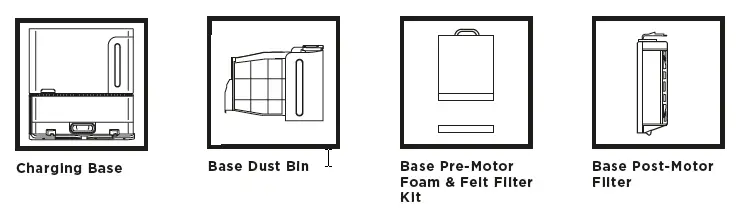 REPLACEMENT PARTS: BASE