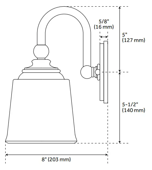 Signature Hardware 946388 Antonia 3-Light Vanity Light - Fig 2