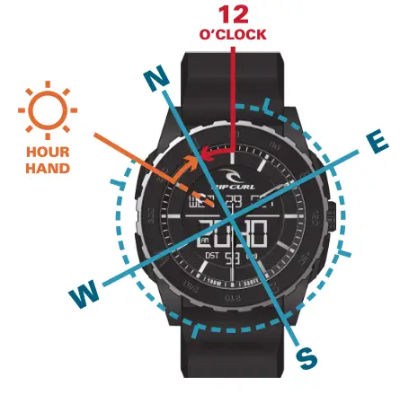 RIP CURL A3257 Compass Bezel Watch-1