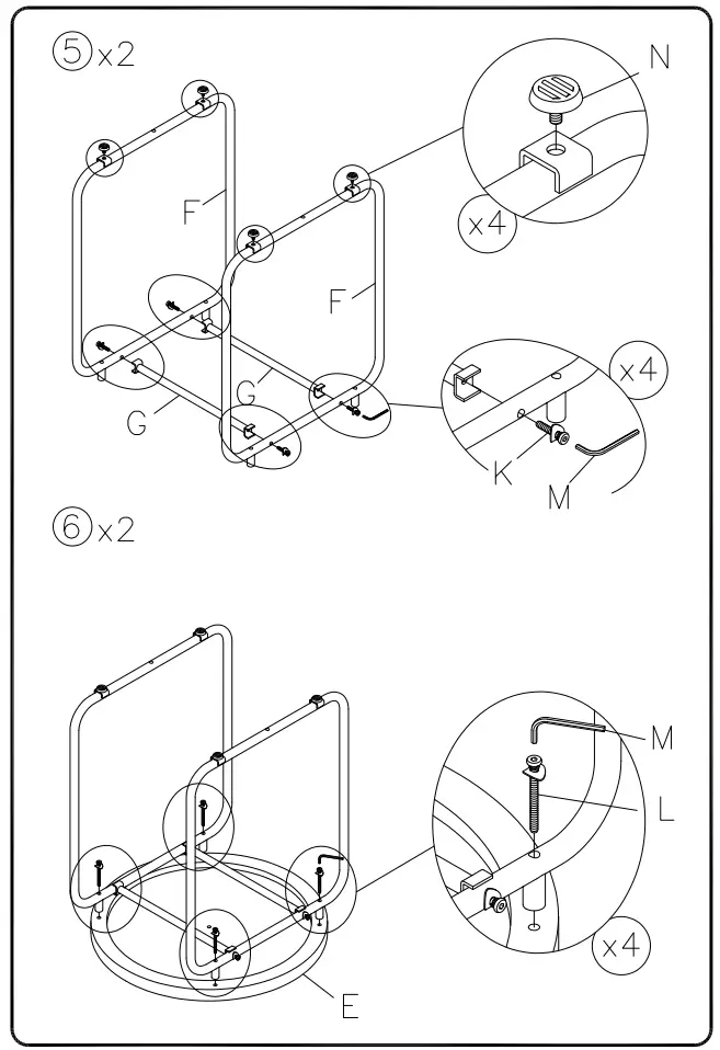 ASHLEY T006-13 Occasional Table Set fig 4