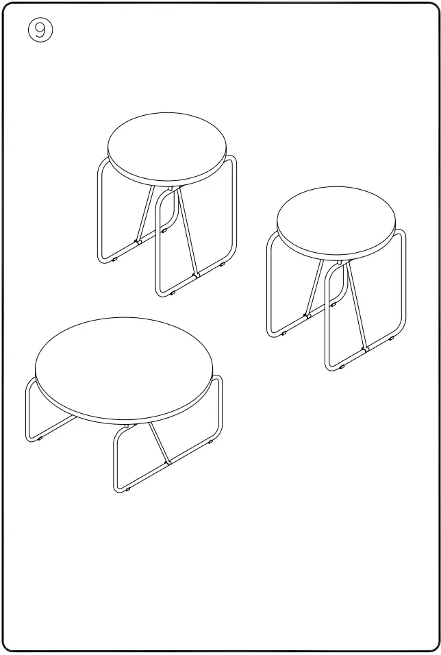 ASHLEY T006-13 Occasional Table Set fig 6