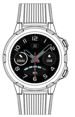 VF RWATCH3 V fitness Smart Fitness Watch