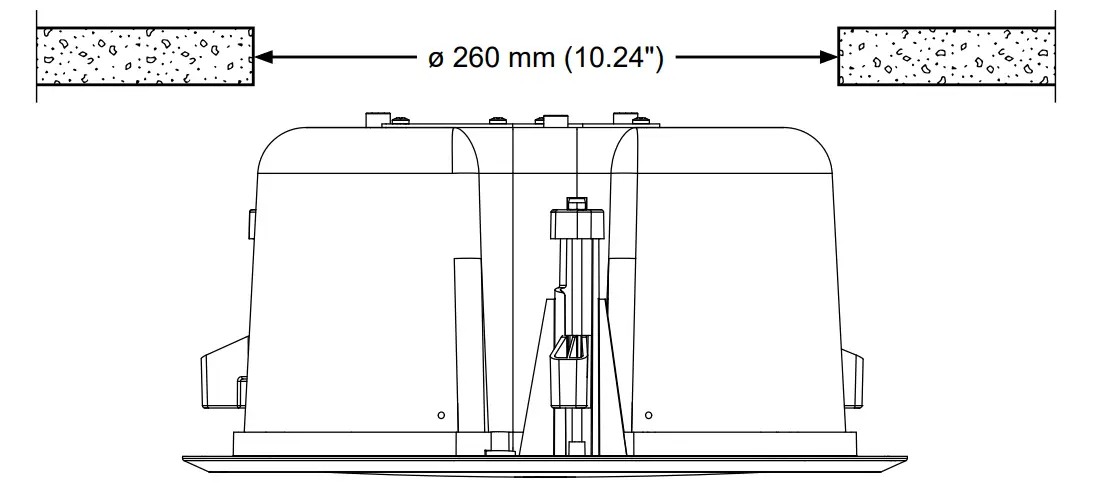 RCF CMR 50T W Two Way Ceiling Monitor Speaker - Figure 8