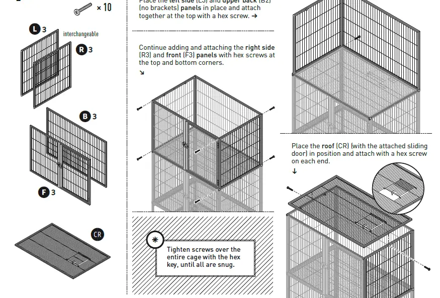 Prevue Hendryx 58502 Ferret Stack Two Story 11
