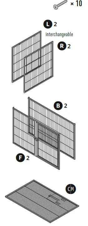 Prevue Hendryx 58502 Ferret Stack Two Story 9