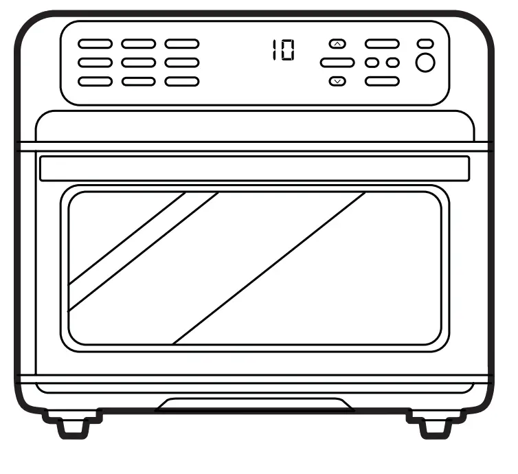 CHEFMAN RJ50-SS-T Air Fryer+ Oven