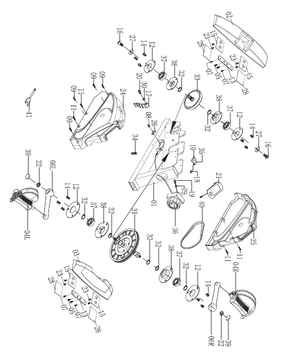 TUNTURI-Cardio-Fit-Mini-Bike-M35-FIG-9