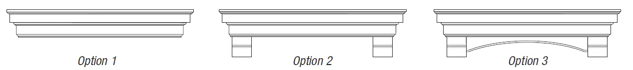 TRACTOR SUPPLY 2021919 Pearl Mantels Premium Wood Mantel Shelf 1