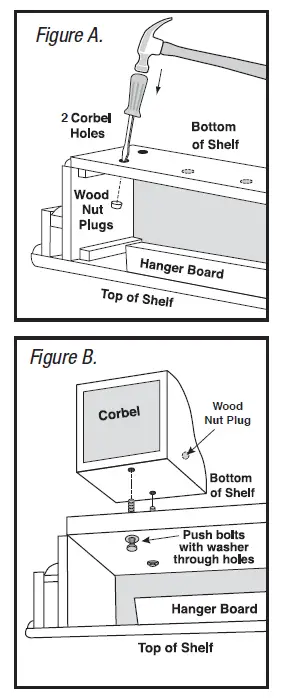 TRACTOR SUPPLY 2021919 Pearl Mantels Premium Wood Mantel Shelf 2