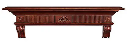 TRACTOR SUPPLY 2021919 Pearl Mantels Premium Wood Mantel Shelf