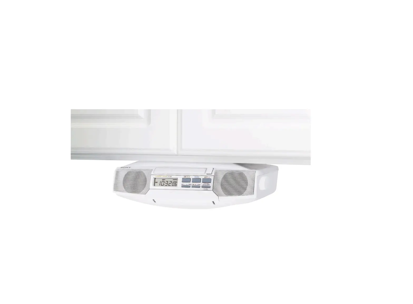 Sony Icf-cd513 Under Cabinet Kitchen Cd Clock Radio User Manual