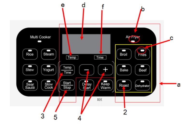Kogan 14-in-1 Air Fryer & Multi-cooker User Guide - Air Fryer Function