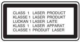 Class 1 Laser Product