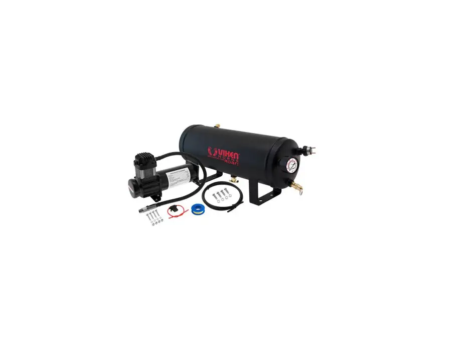 Vixen Horns Vxo8315b 1.5 Gallon Air Tank With 200 Psi Air Compressor Onboard Air System Installation Guide
