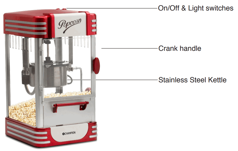CHAMPION CHPCM401 10 Cup Coffee Maker with 4 Brew Styles Ground Coffee - PARTS