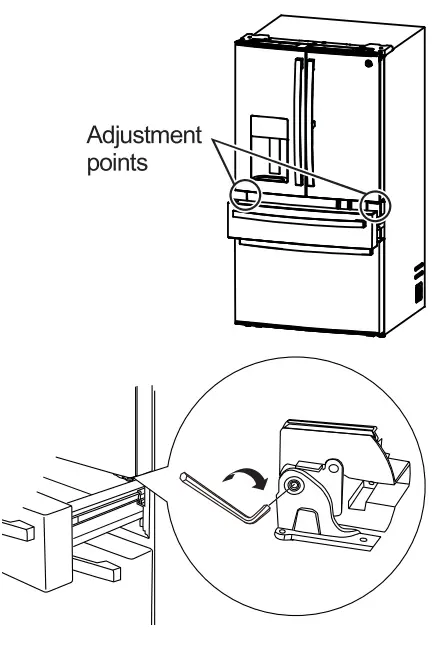 CAFE CXE22 4 French Door Refrigerator -basket6
