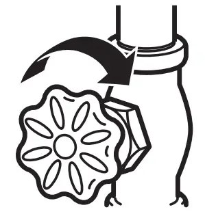 CAFE CXE22 4 French Door Refrigerator - valve