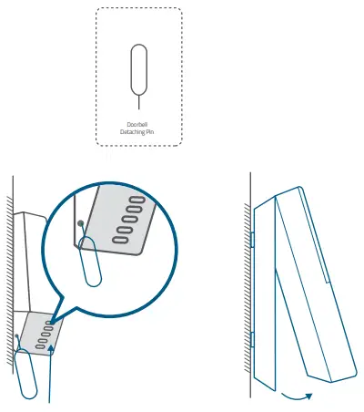 eufy E8222 Video Doorbell 1080p - Detach the Doorbell