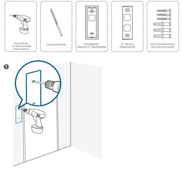 eufy E8222 Video Doorbell 1080p - Hard Materials