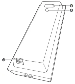 eufy E8222 Video Doorbell 1080p - Rear View