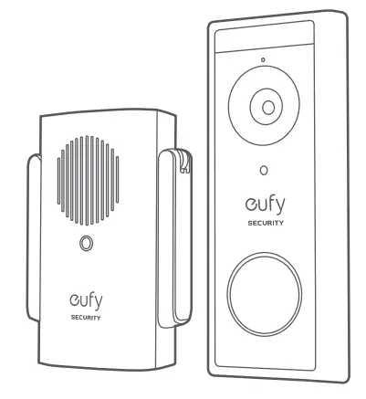 eufy E8222 Video Doorbell 1080p