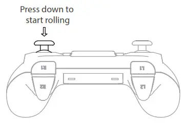 TOZO Q1012 Drone RC Quadcopter - Control the roll in four directions