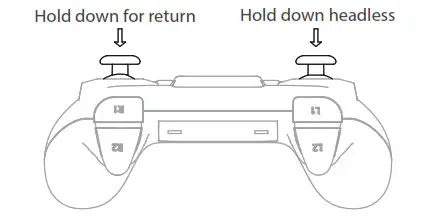 TOZO Q1012 Drone RC Quadcopter - Operation of headless mode and one-key return