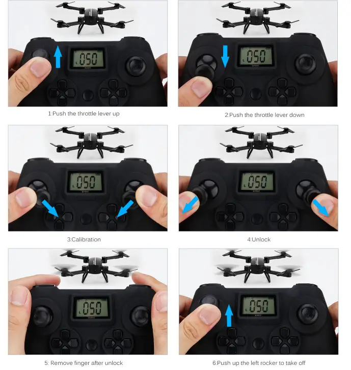 TOZO Q1012 Drone RC Quadcopter - Quick guide for take off