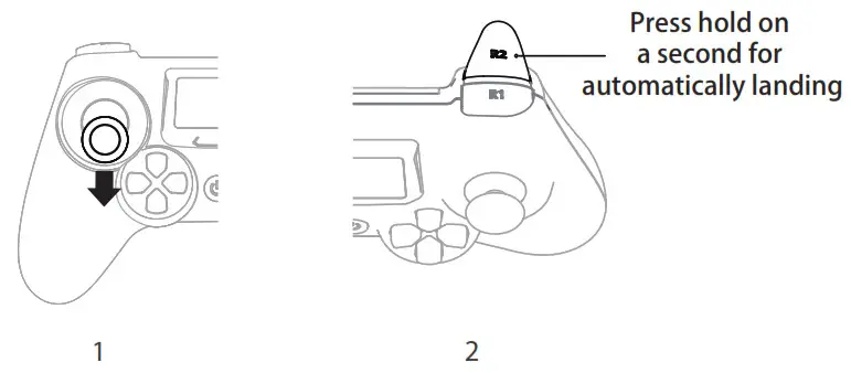 TOZO Q1012 Drone RC Quadcopter - automatically landing