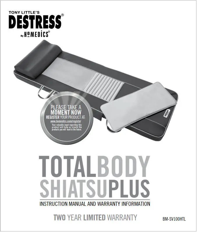 Homedics BM-SV100HTL Total Body Shiatsuplus