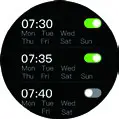 ZWAPA R7 Smart Watch-Alarm Clock