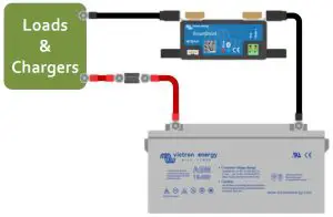 Connect DC load negative