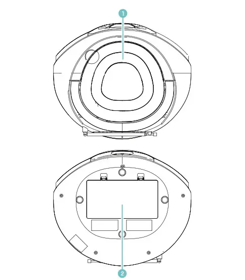 MAJORITY ETN-CD-BLK EATON Portable CD-Bottom View