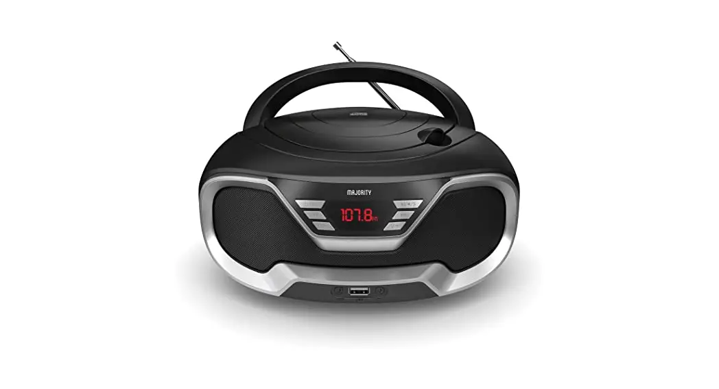Majority Etn-cd-blk Eaton Portable Cd Player User Guide