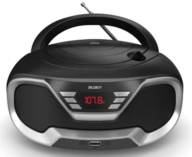 MAJORITY ETN-CD-BLK EATON Portable CD