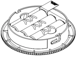 nLIGHT rCMSB Sensor - Battery Powered Ceiling Mount Sensor - SENSOR INSTALLATION