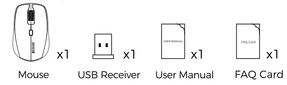 BRESI M300t Wireless Mouse fig1
