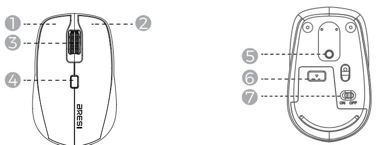 BRESI M300t Wireless Mouse fig2