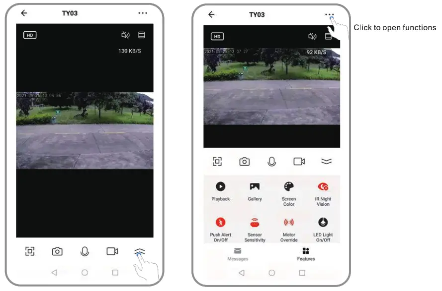 VERSONEL VSL95 Motorized Motion Tracking Security Light - pair connect