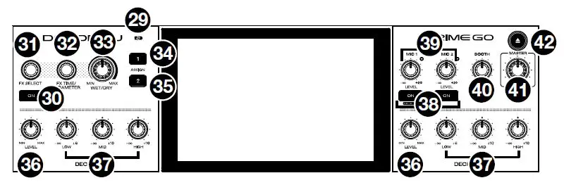 DENON DJ Prime Go Rechargeble DJ System with Touch Screen 6