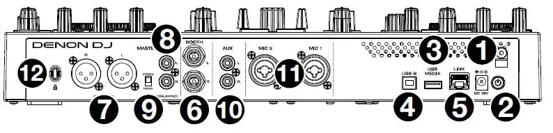 DENON DJ Prime Go Rechargeble DJ System with Touch Screen 8